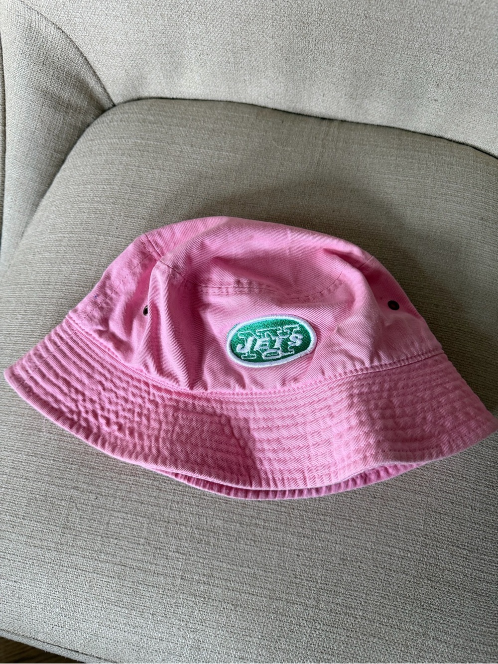 NY Jets Pink Bucket Hat